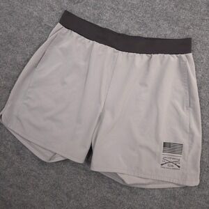 Grunt Style Training Shorts Mens XL Gray Performance Gym Running 5.5" Inseam